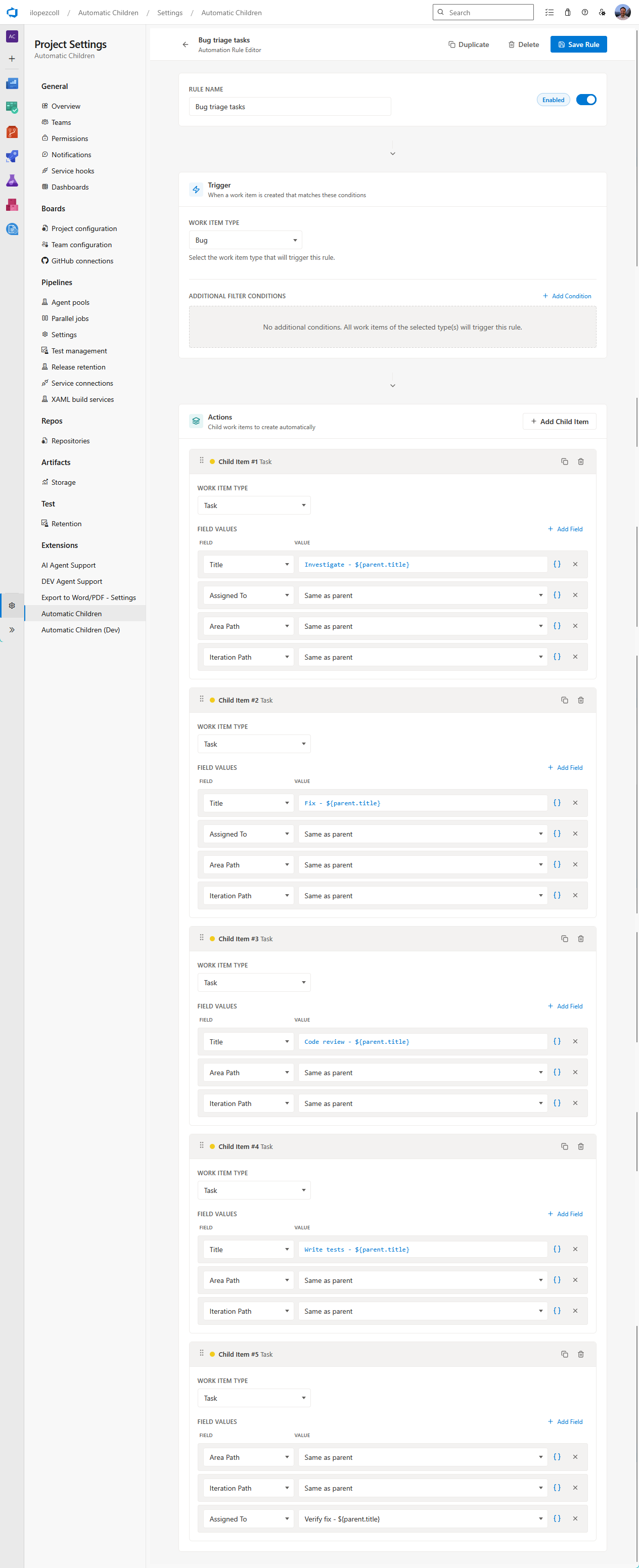 Bug Triage Task Screenshot